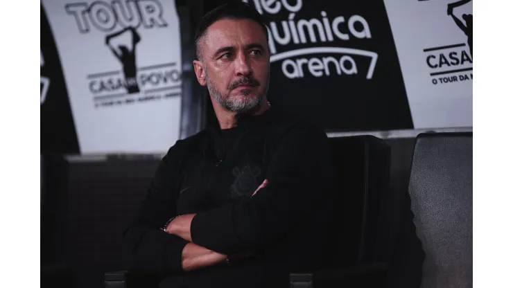 Ettore Chiereguini/AGIF- Vítor Pereira, técnico do Corinthians
