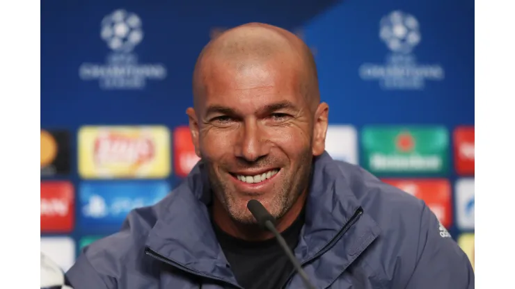 Handout/ Getty Images- Zidane, técnico de futebol
