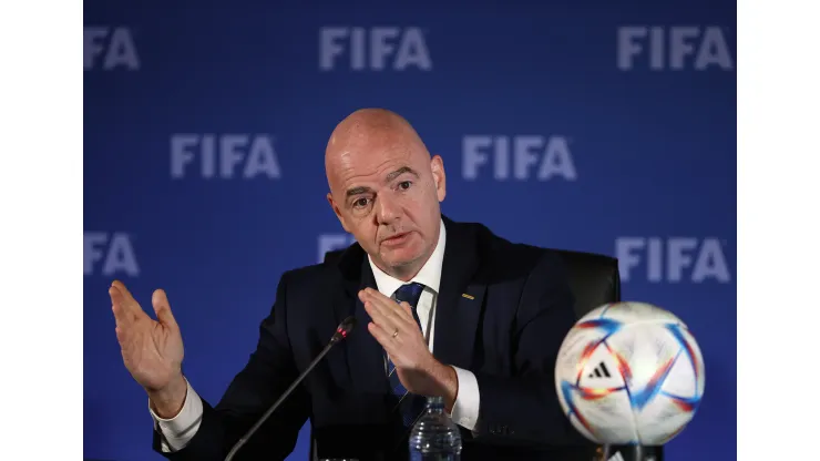 Robert Cianflone/ Getty Images- Gianni Infatino, presidente da Fifa
