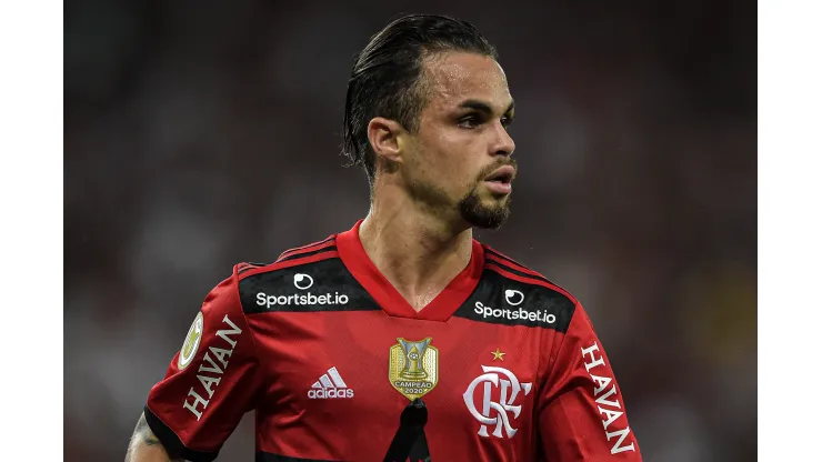 RJ - Rio de Janeiro - 17/11/2021 - BRASILEIRO A 2021, FLAMENGO X CORINTHIANS - Michael jogador do Flamengo durante partida contra o Corinthians no estadio Maracana pelo campeonato Brasileiro A 2021. Foto: Thiago Ribeiro/AGIF
