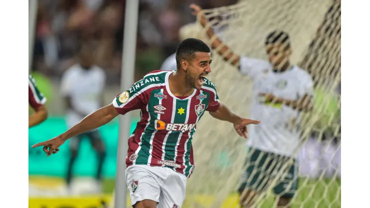 Foto: (Thiago Ribeiro/AGIF) - Alan marcou seu primeiro gol no retorno ao Fluminense nesta quarta (9)
