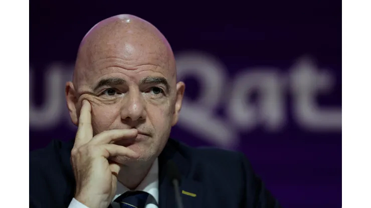 Christopher Lee / Getty Images- Gianni Infantino, presidente da FIFA
