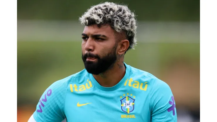 Foto: (Fernando Moreno/AGIF) - Gabigol não foi chamado por Tite para disputar a Copa do Mundo no Catar com a Seleção Brasileira
