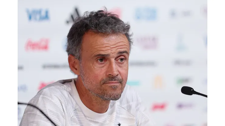 Christopher Lee/ Getty Images- Luis Enrique, técnico da Espanha
