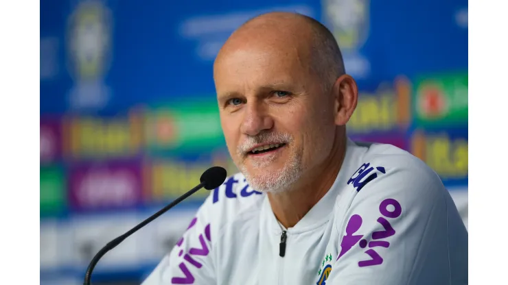 Buda Mendes/ Getty Images- Taffarel, campeão Mundial em 1994 e atual preparador de goleiros da Seleção
