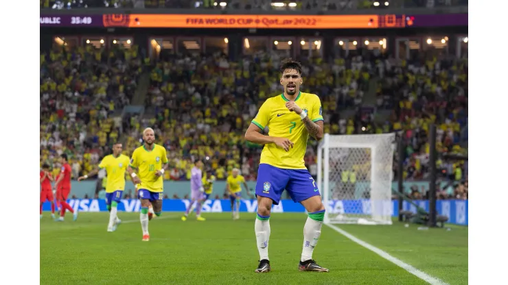 Foto: (Lucas Figueiredo/CBF) - Lucas Paquetá que as dancinhas da Seleção Brasileira vão continuar na Copa do Mundo
