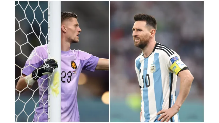 Fotos: (Clive Brunskill/Getty Images/Alex Pantling/Getty Images) - Andries Noppert disse não ter medo de Lionel Messi na Copa do Mundo
