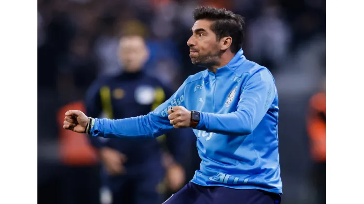 Alexandre Schneider/ Getty Images- Abel Ferreira, técnico do Palmeiras
