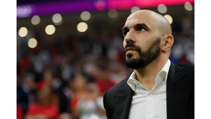 Dan Mullan/ Getty Images- Walid Regragui, técnico de Marrocos
