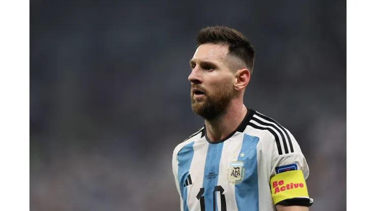 Photo by Richard Heathcote/Getty Images - Titular da França alfineta Messi antes da decisão
