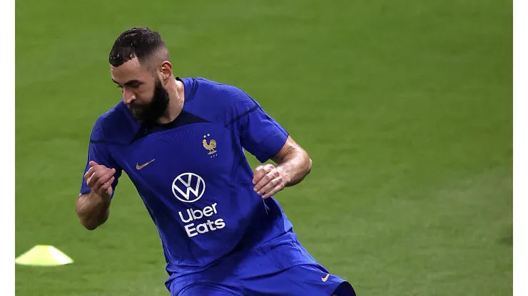 Foto: (Christopher Lee/Getty Images) - A presença de Karim Benzema na final da Copa do Mundo é um mistério
