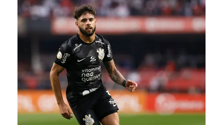 Ricardo Moreira/Getty Images- Yuri Alberto, atacante do Corinthians
