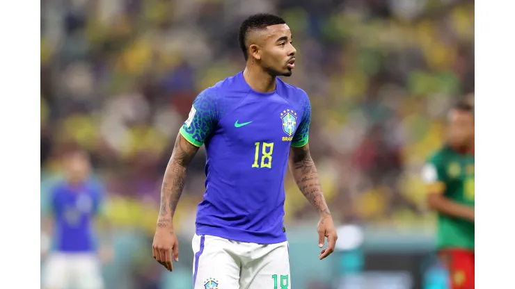 Julian Finney/ Getty Images- Gabriel Jesus, atacante do Arsenal
