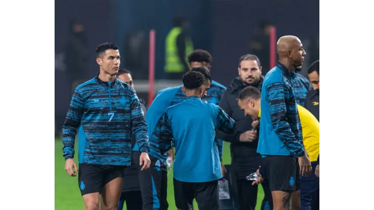 Foto: (Yasser Bakhsh/Getty Images) - Cristiano Ronaldo será companheiro de equipe de Anderson Talisca no Al Nassr, da Arábia Saudita
