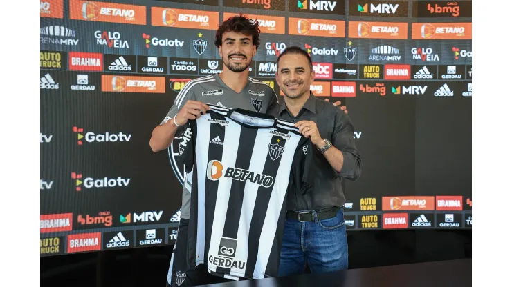 Pedro Souza/ Atlético-MG- Igor Gomes em sua apresentação no Galo
