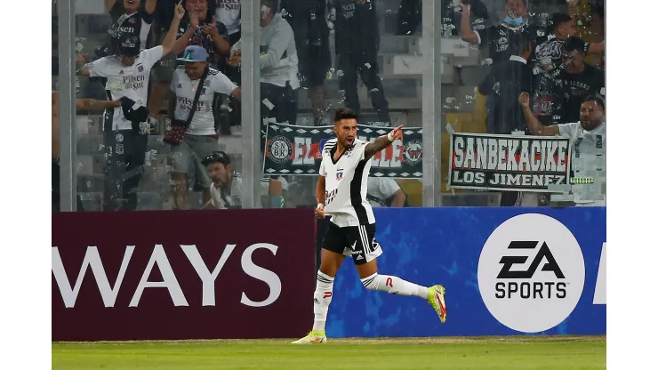 Marcelo Hernandez/ Getty Images- Juan Martín Lucero em sua passagem pelo Colo-Colo
