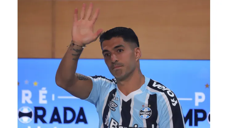  Fernando Alves/AGIF- Luis Suárez, atacante do Grêmio
