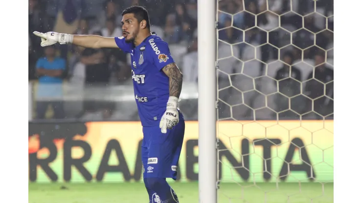  Fernanda Luz/AGIF- João Paulo, goleiro do Santos
