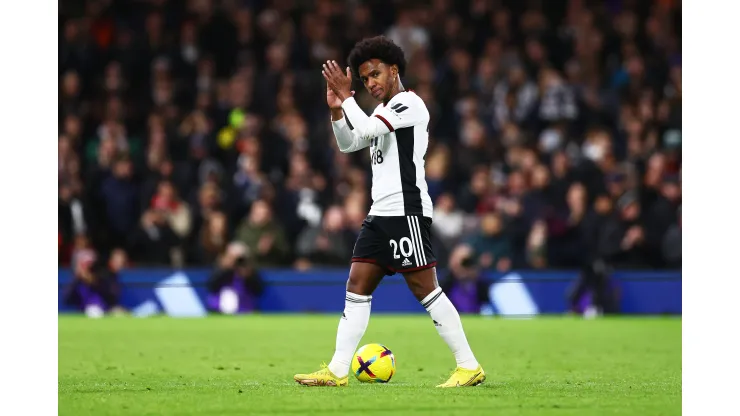 Clive Rose/ Getty Images- Willian, meia-atacante do Fulham FC
