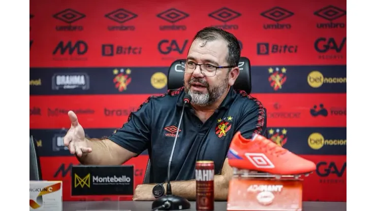 Rafael Bandeira/ Sport Club Recife- Enderson Moreira, técnico do Sport
