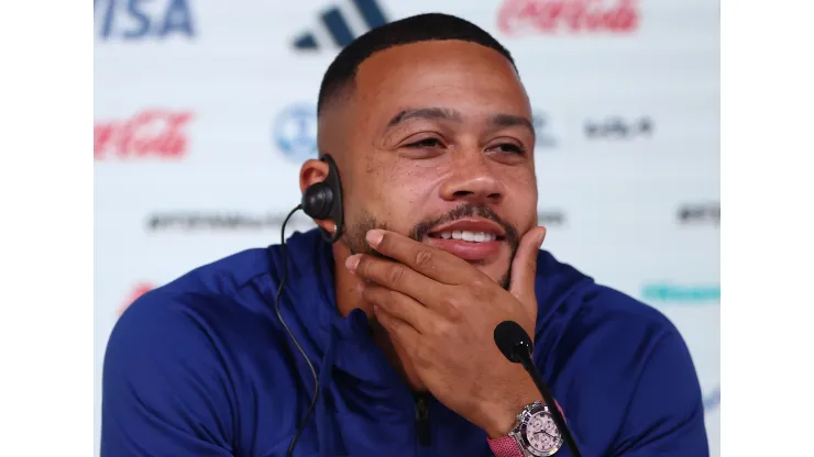 Robert Cianflone/ Getty Images- Menphis Depay, atacante do Barcelona
