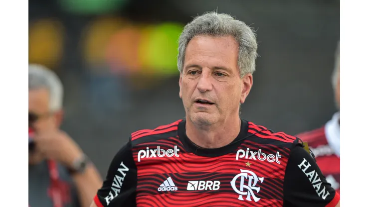 Foto: (Thiago Ribeiro/AGIF) - Rodolfo Landim, presidente do Flamengo, 'esqueceu' do Atlético
