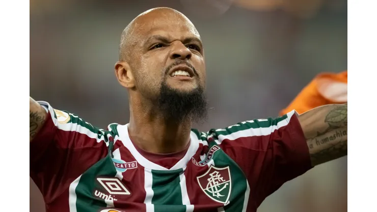 Jorge Rodrigues/AGIF- Felipe Melo, volante do Fluminense
