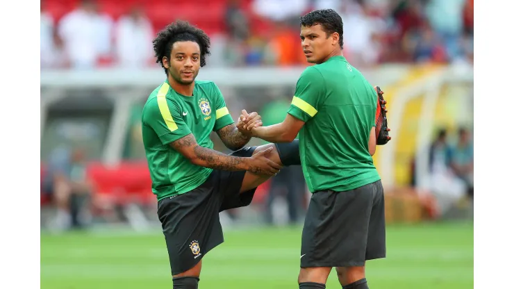 Foto: (Adalberto Marques/AGIF) - Thiago Silva e Marcelo já tiveram seus nomes especulados no Fluminense
