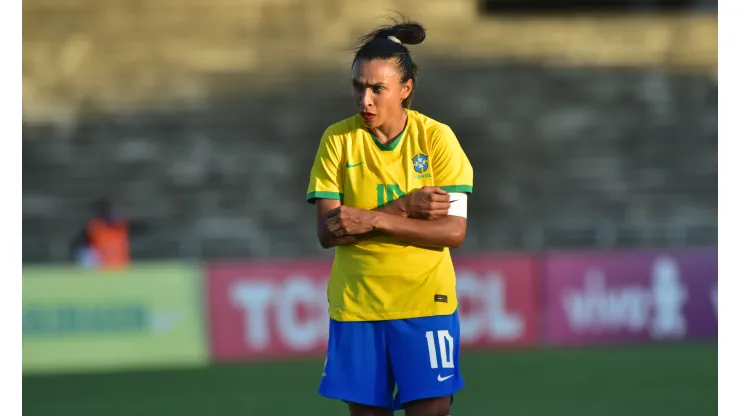 Foto: (Josemar Gonçalves/AGIF) - Marta está de volta à Seleção Brasileira Feminina
