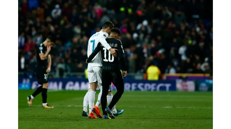 Gonzalo Arroyo Moreno/Getty Images- Neymar e Cristiano Ronaldo
