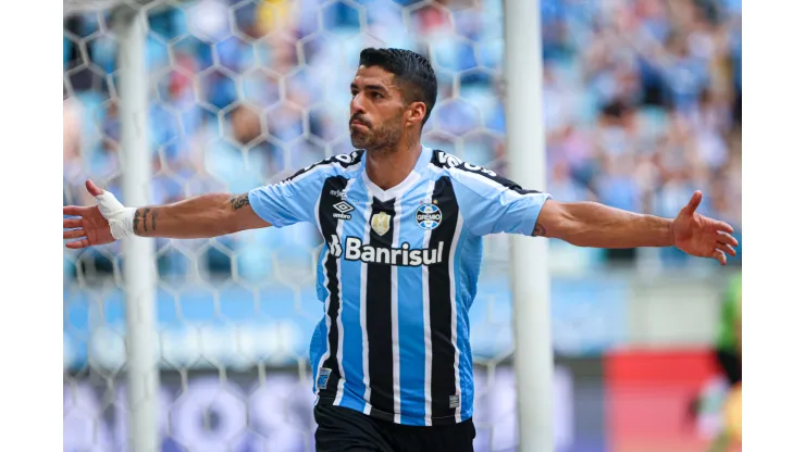 Maxi Franzoi/AGIF- Luis Suárez, atacante do Grêmio
