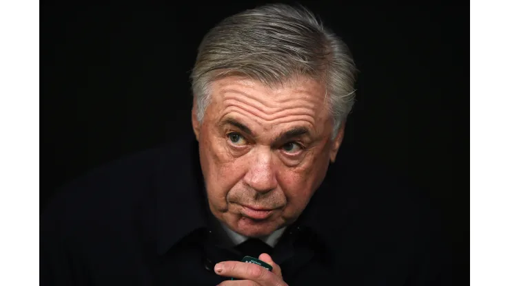 Foto: (Denis Doyle/Getty Images) - Carlo Ancelotti, técnico do Real Madrid, ficou surpreso com a eliminação do Flamengo na semifinal do Mundial de Clubes
