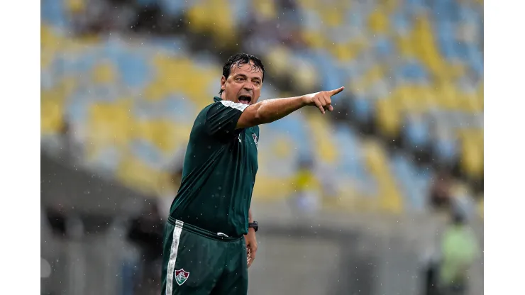 Thiago Ribeiro/AGIF- Fernando Diniz, técnico do Fluminense
