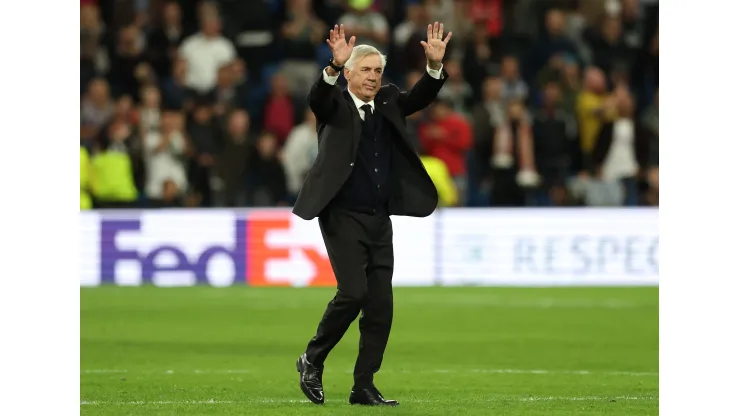 Clive Brunskill/Getty Images- Carlo Ancelotti, técnico do Real Madrid
