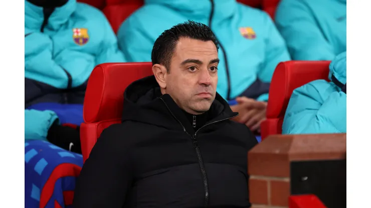 Catherine Ivill/Getty Images- Xavi Hernández, técnico do Barcelona
