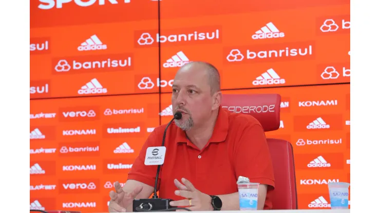 Foto: Ricardo Duarte/Internacional - Alessandro Barcellos fala sobre clássico contra o Grêmio.
