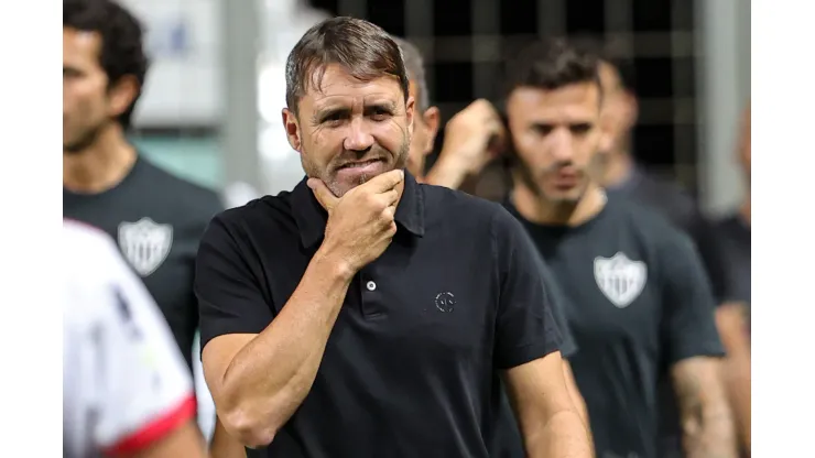 Gilson Junio/AGIF- Eduardo Coudet, técnico do Atlético-MG
