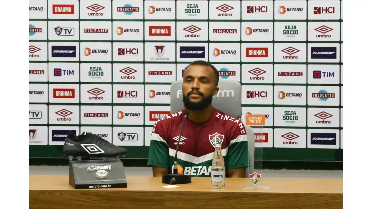 FOTO: MARCELO GONÇALVES / FLUMINENSE F.C. - Samuel Xavier comenta sobre adversário.
