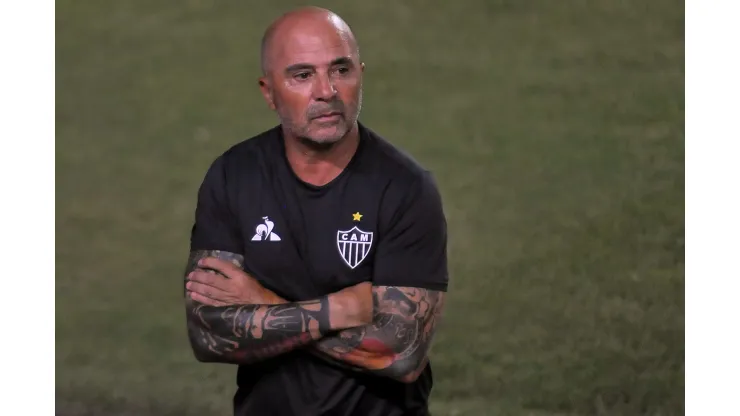 Foto: Jhony Pinho/AGIF - Sampaoli durante sua passagem pelo Atlético-MG
