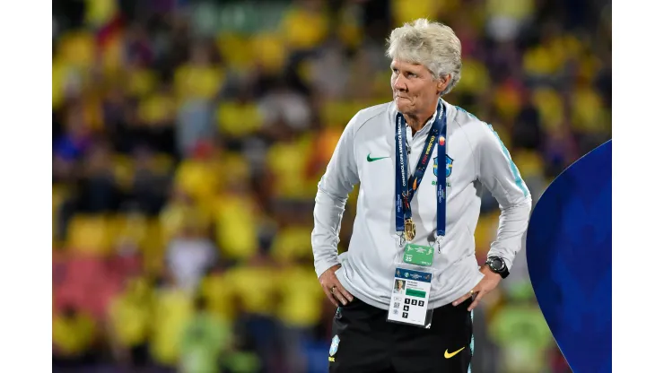 Gabriel Aponte/Getty Images- Pia Sundhage,  técnica da Seleção Feminina
