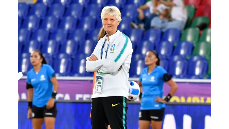 Gabriel Aponte/Getty Images- Pia Sundhage, técnica da Seleção Feminina
