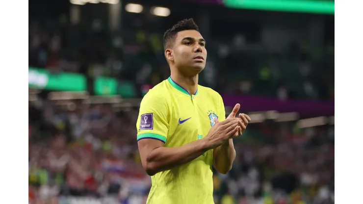 Michael Steele/Getty Images- Casemiro, volante da Seleção
