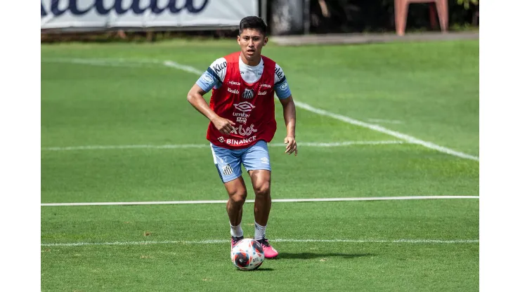 Fotos: Bruno Santoni / Santos FC - Miguelito é um dos mais promissores da base santista.
