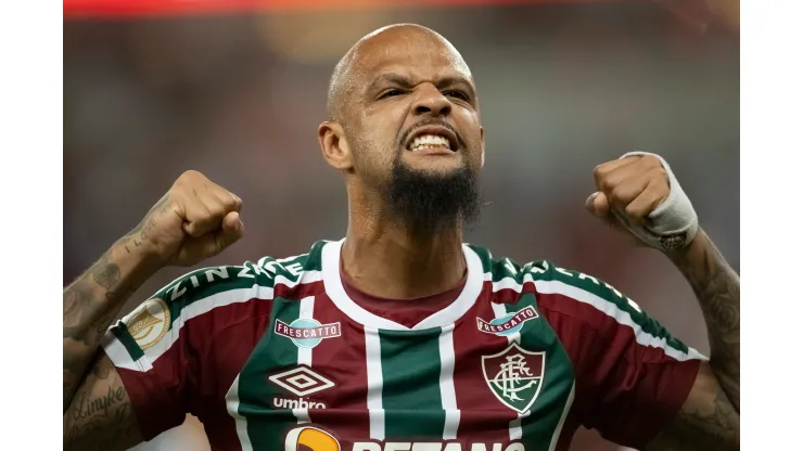 Foto: Jorge Rodrigues/AGIF - Felipe Melo zomba do Flamengo após título Carioca
