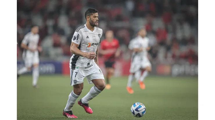 Foto: Pedro Souza / Atlético - Hulk reclama de atuação da arbitragem em derrota.
