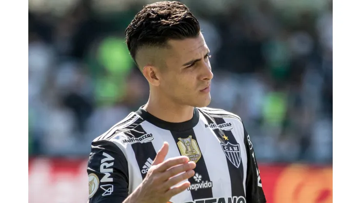 PR - Curitiba - 14/08/2022 - BRASILEIRO A 2022, CORITIBA X ATLETICO MG - Pavon jogador do Atletico-MG durante partida contra o Coritiba no estadio Couto Pereira pelo campeonato Brasileiro A 2022. Foto: Robson Mafra/AGIF
