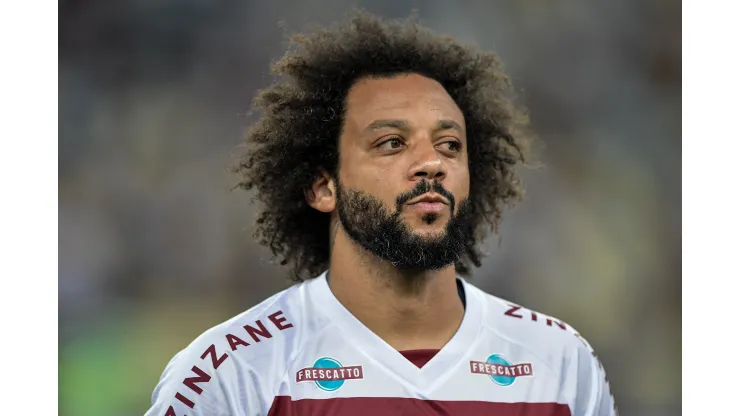 RJ - RIO DE JANEIRO - 12/04/2023 - COPA DO BRASIL 2023, FLUMINENSE X PAYSANDU - Marcelo jogador do Fluminense durante partida contra o Paysandu no estadio Maracana pelo campeonato Copa do Brasil 2023. Foto: Thiago Ribeiro/AGIF
