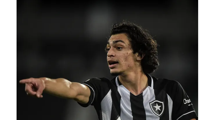 Thiago Ribeiro/AGIF- Matheus Nascimento, atacante do Botafogo
