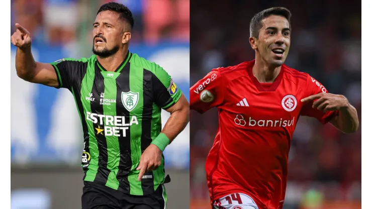 Maxi Franzoi/Gilson Junio/AGIF- Carlos De Pena (Inter) e Aloisio (América-MG).
