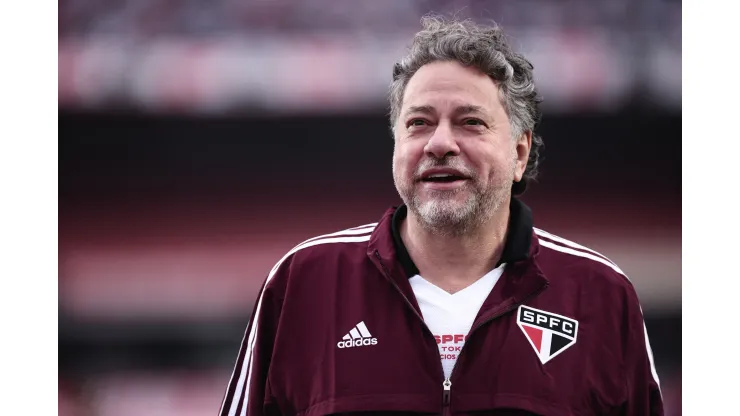 SP - Sao Paulo - 11/09/2022 - BRASILEIRO A 2022, SAO PAULO X CORINTHIANS - Julio Casares presidente do Sao Paulo durante partida contra o Corinthians no estadio Morumbi pelo campeonato Brasileiro A 2022. Foto: Ettore Chiereguini/AGIF
